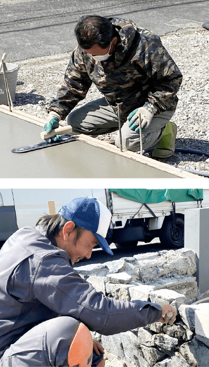 外構・造園・土木工事の仕事について